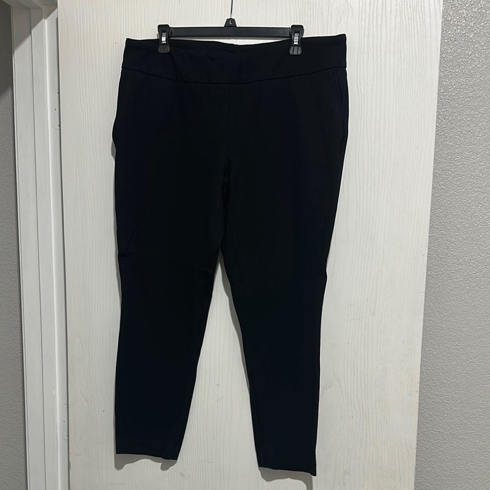 Dalia Black Ankle Cropped Pants & Jumpsuits